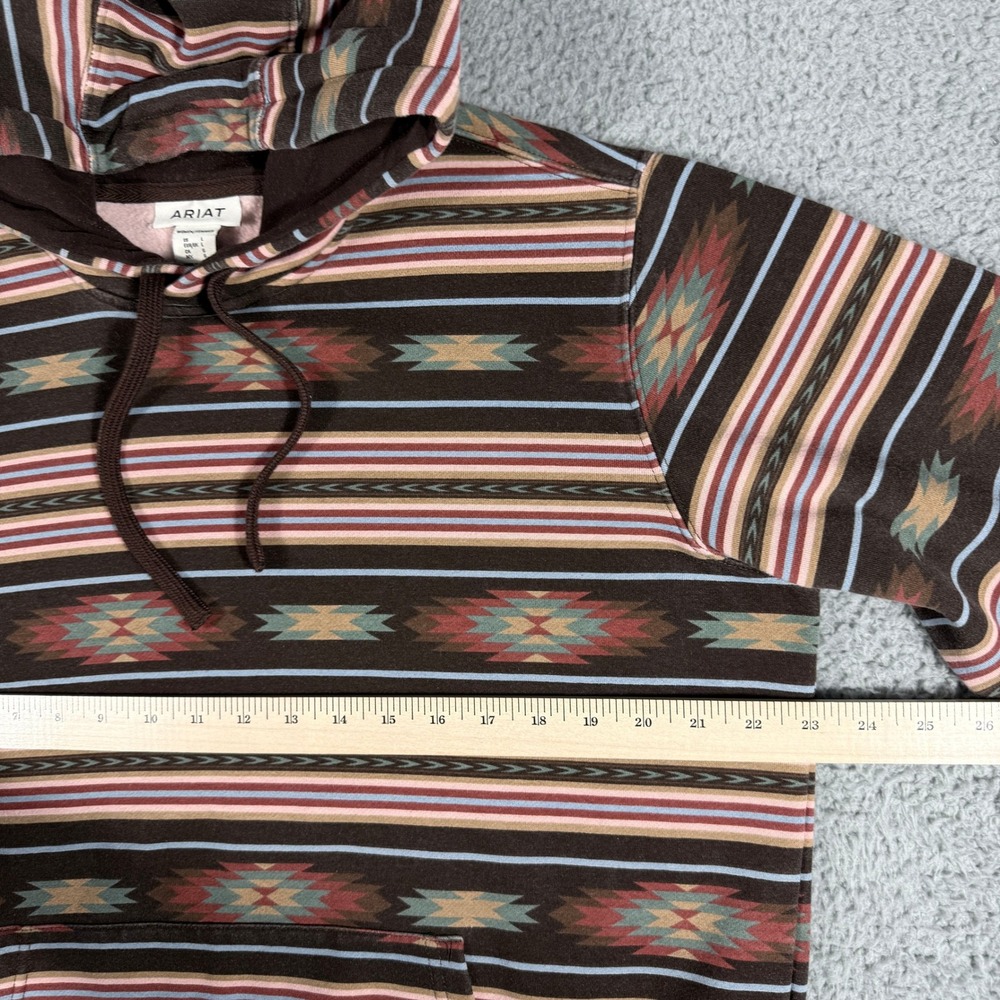 Ariat Hoodie Womens Large Skyline Soft Silt Serape Print Hooded Sweatshirt - Picture 8 of 9